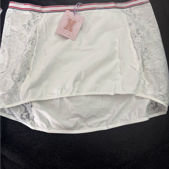 White Lace Trimmed Intimates Set - Picture 2 of 2